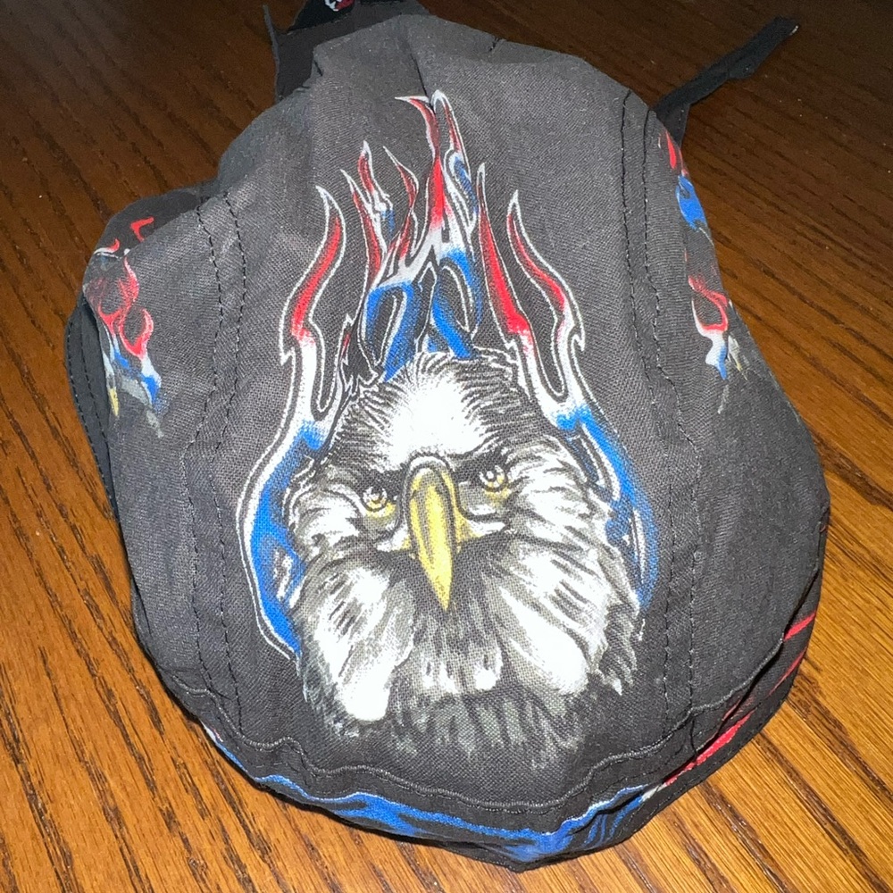 Eagle Graphic Black Head Wrap